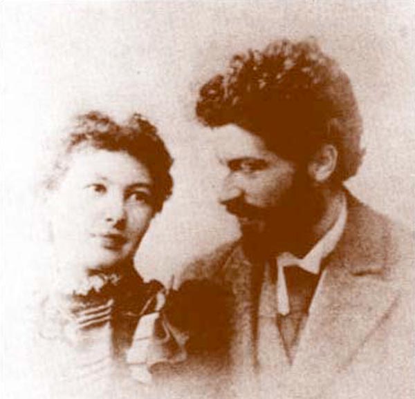Michele Besso e la moglie Anna in una foto del 1898 – www.aip.org